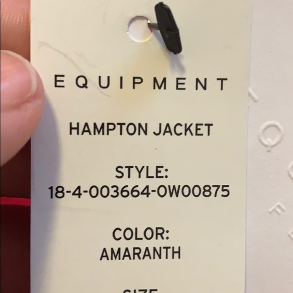 Equipment Star Blazer Hampton Jacket Pink stars - Picture 7 of 7